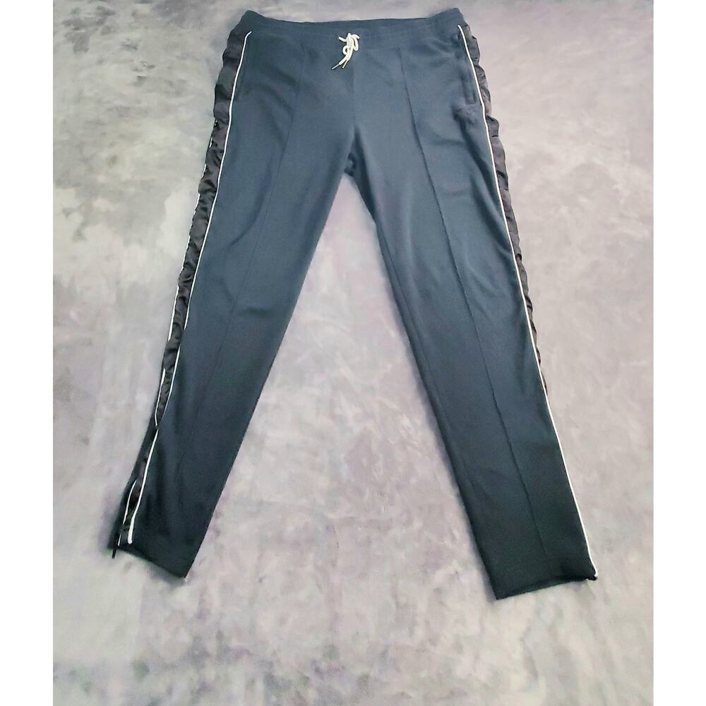 Puma Sweatpants Mens Sz XXL Black Big Sean Tapered Leg Jogger Velour Workout C22